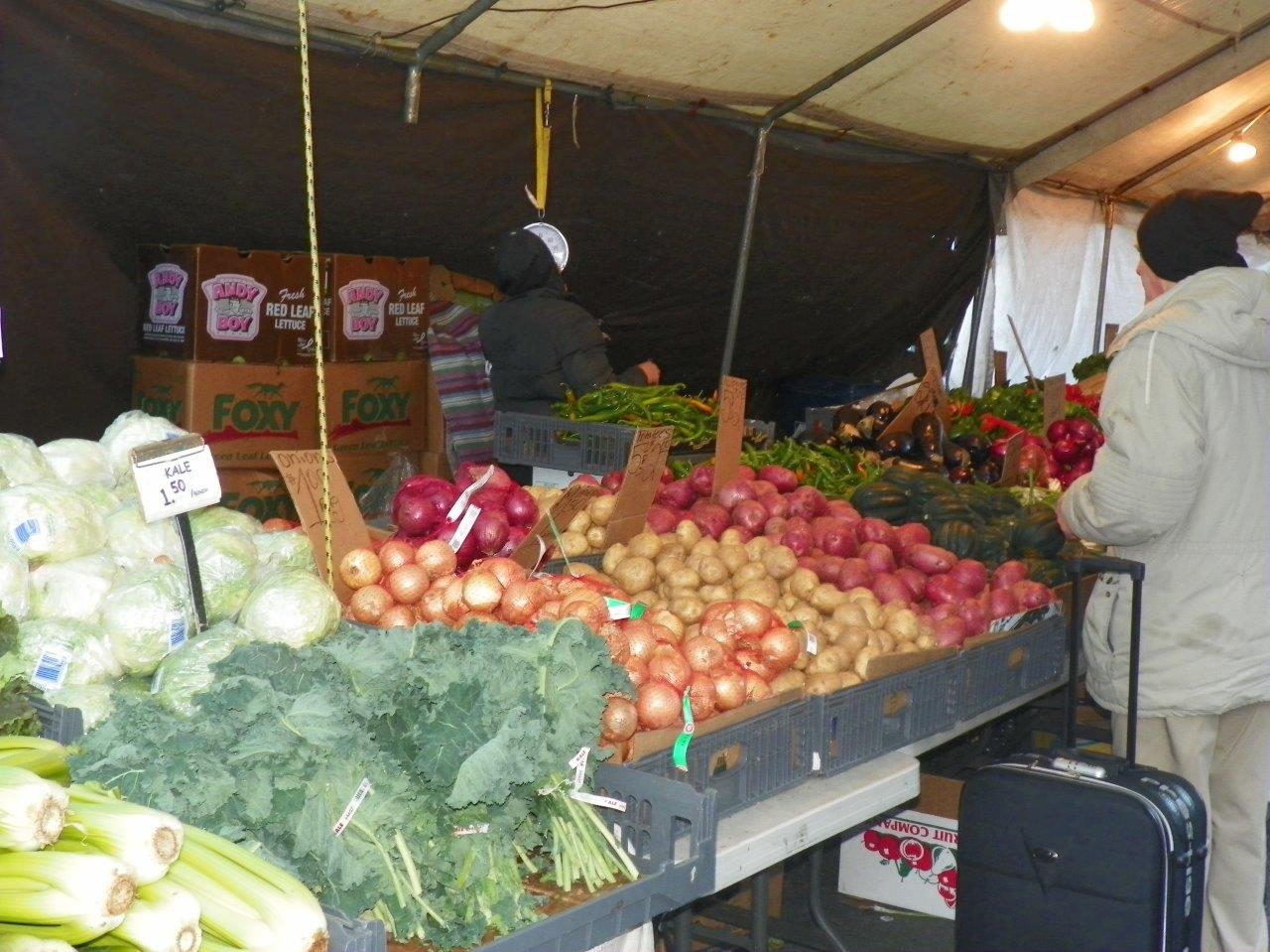 Haymarket Fruit Market Boston